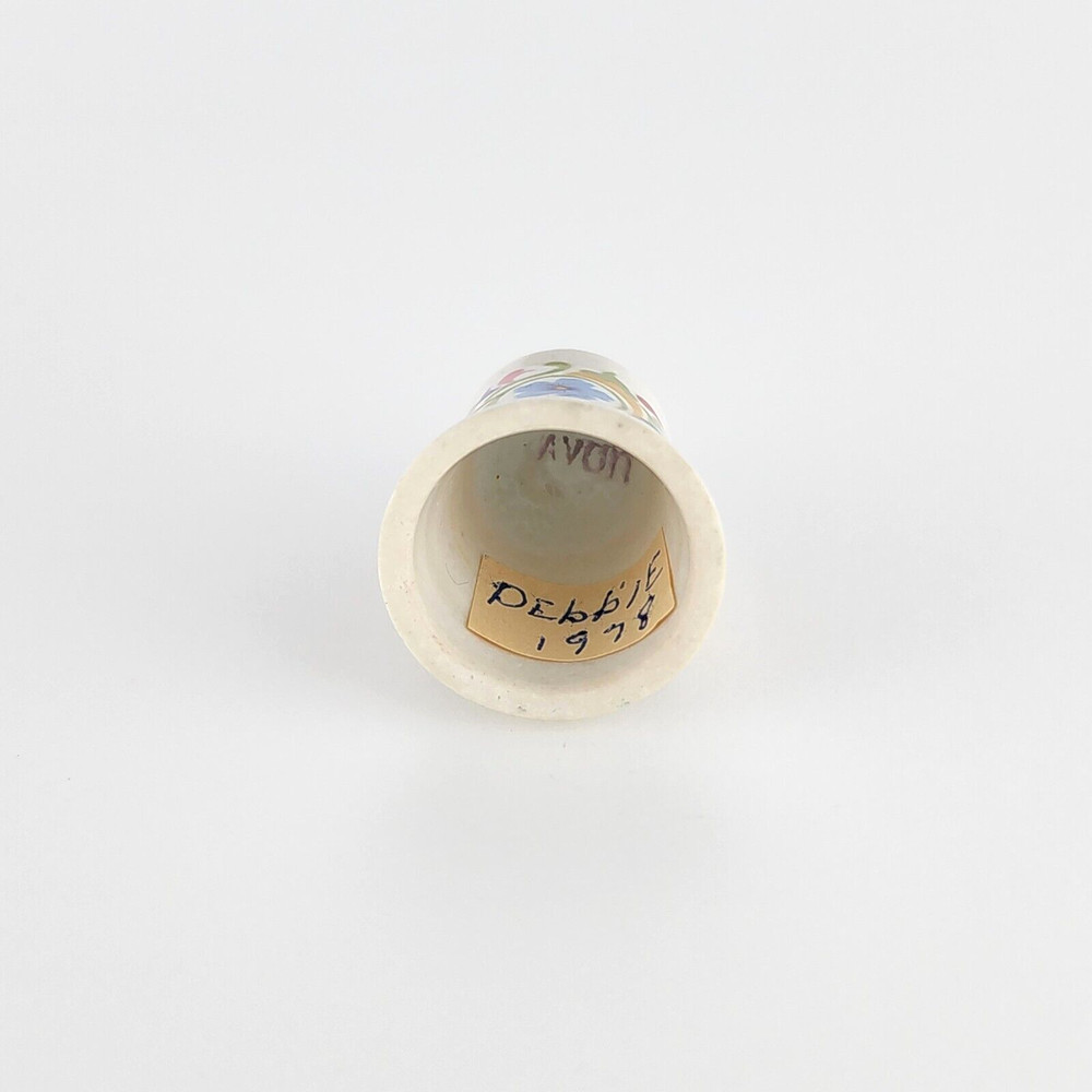 Thimble Flowers Avon Porcelain