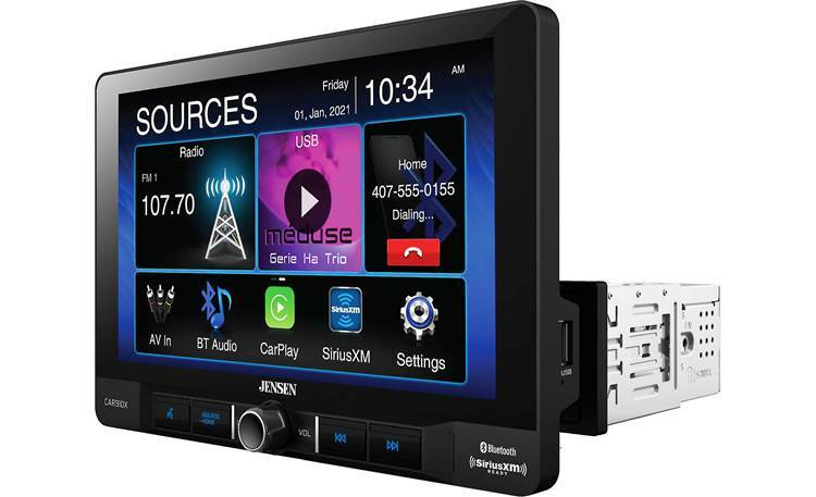 Jensen CAR910X Multimedia Receiver w/ Apple Carplay & SiriusXM-Ready