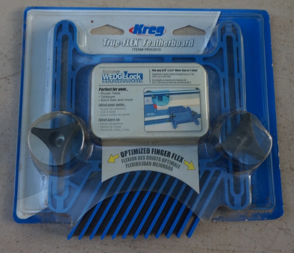 Kreg True-Flex Featherboard Single Pack PRS3010, New/Unused!!