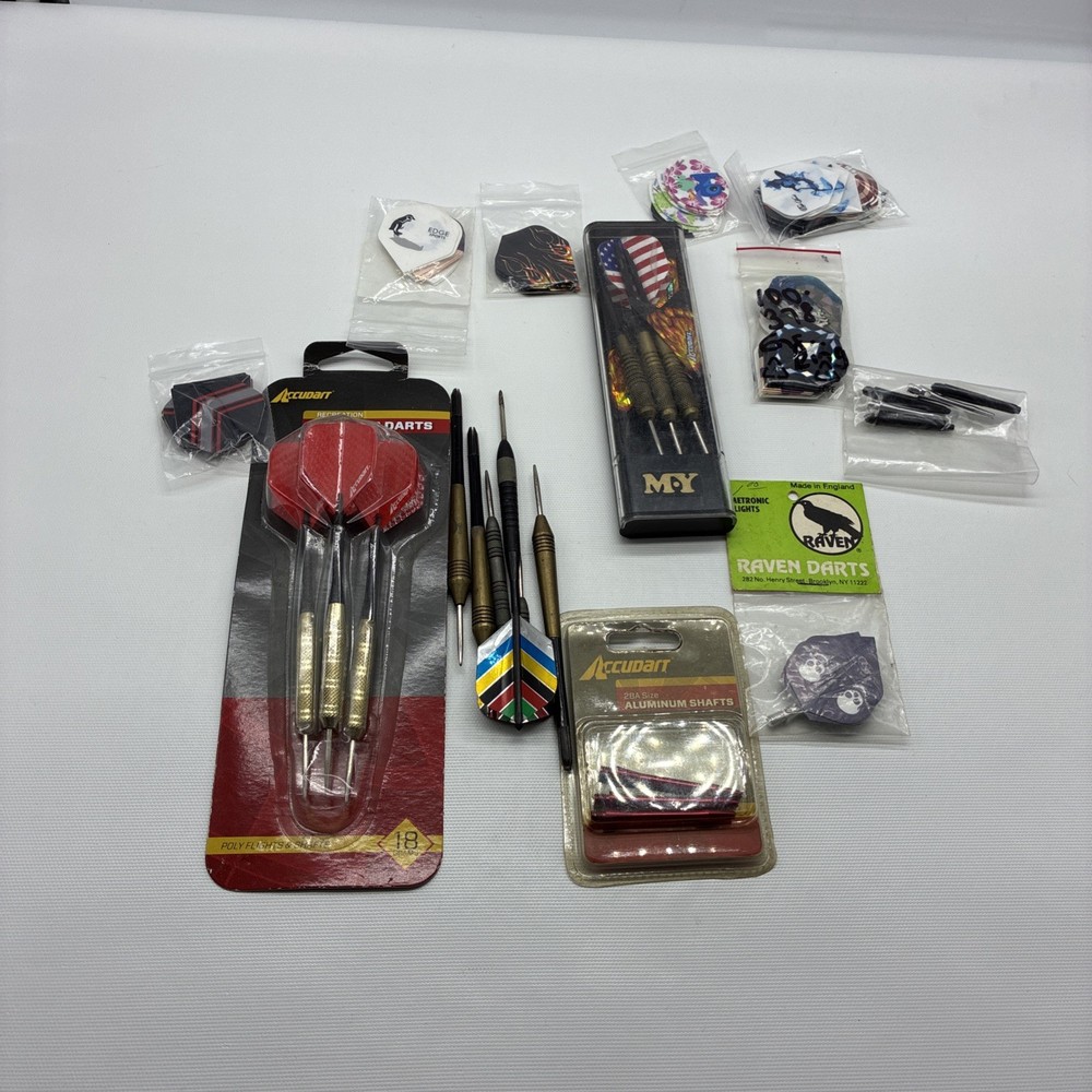 Lot Mixed Darts Flights Tips Assortment