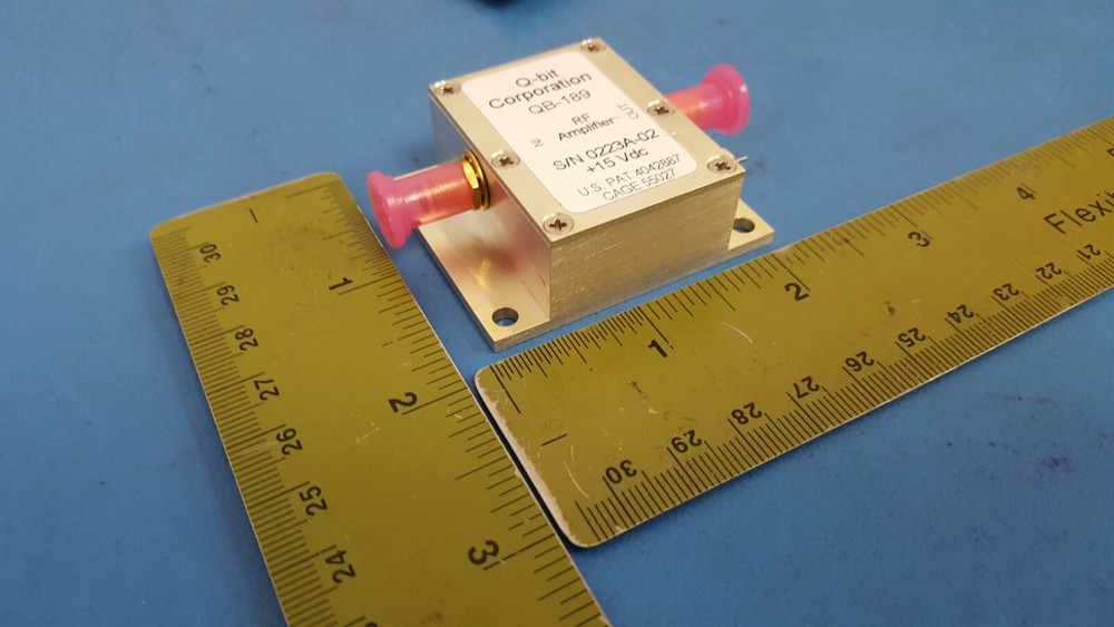 RF Amplifier, 15VDC, Q-BIT CORP, QB-189