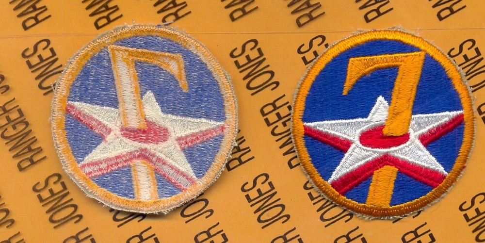 USAAF Army Air Force 7th Air Force modern veterans patch c/e