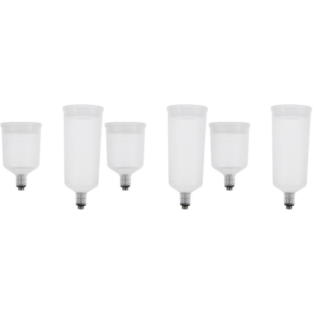 6 PCS Split-type Airbrush Use Paint Container Replaceable Airbrush Pigment Cup