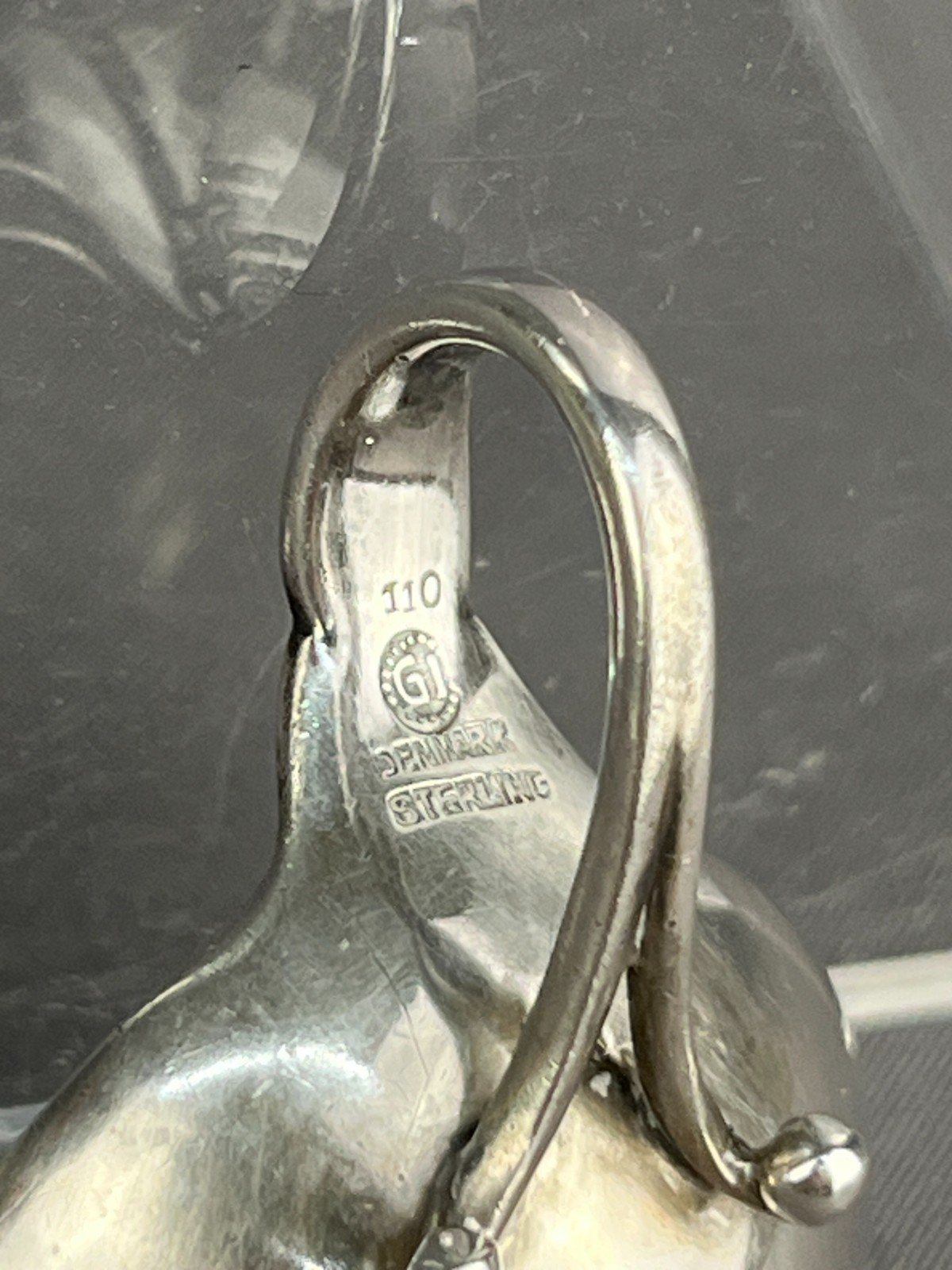 Georg Jensen No. 110 Sterling Salt Cellars and Spoons Denmark