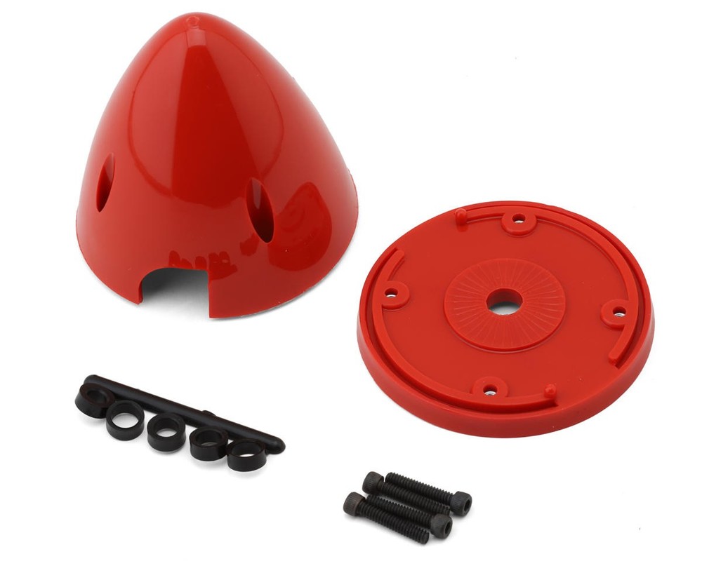 DuBro 4 Pin Spinner (Red) (3") [DUB298]