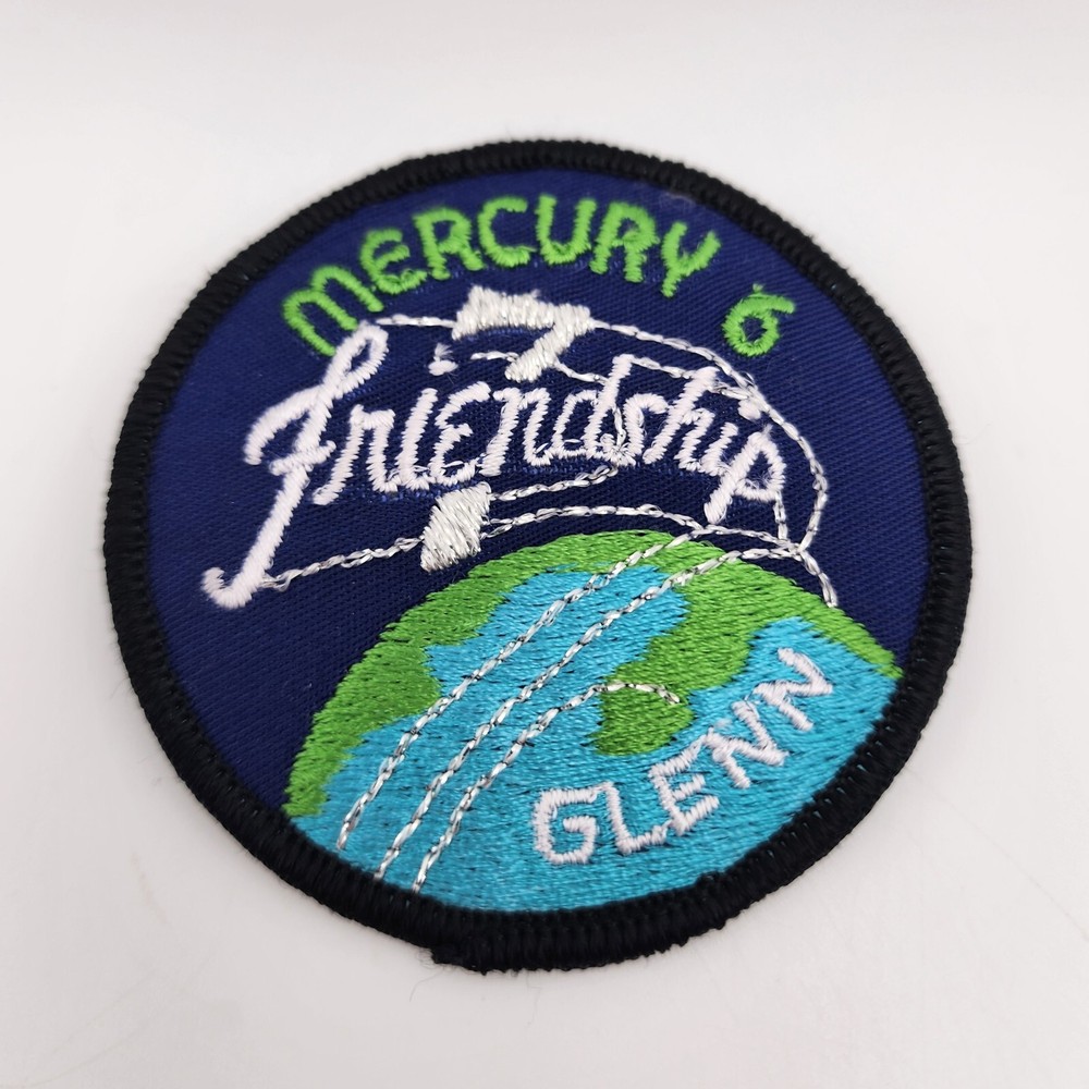 Mercury 6 Friendship 7 NASA Orbital Space Mission John Glenn  3" Patch  Emblems
