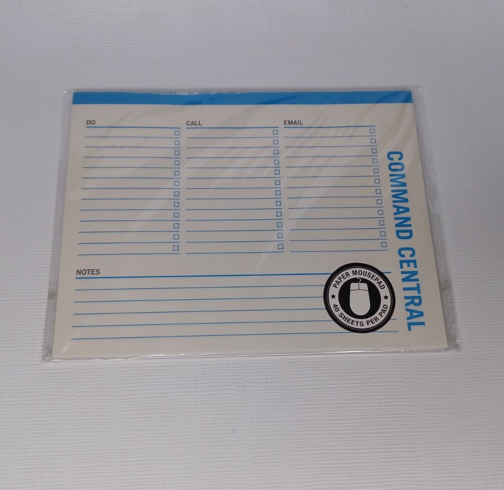 Paper Mousepad 40 Sheets Command Central Office Notes