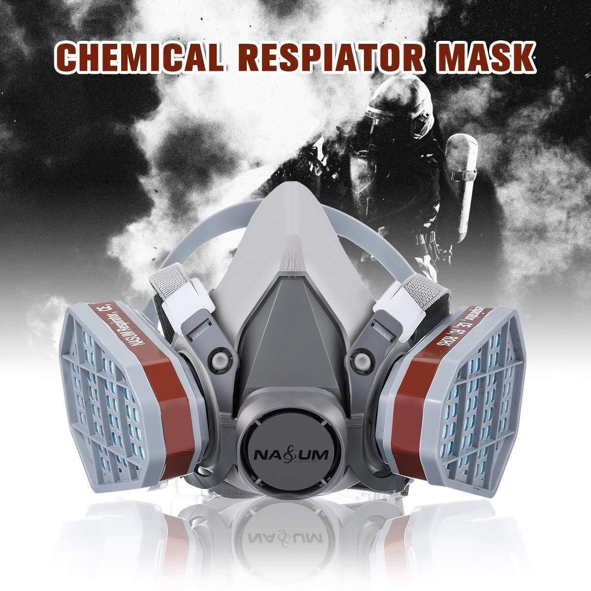 PRO 6200 Half Face Gas Mask Cover Painting Spraying Respirator Work Facepiece