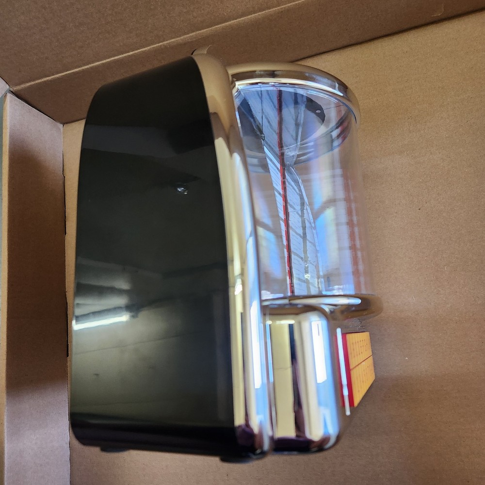 Diner Jukebox Tabletop Bluetooth Speaker Chrome Plated Retro Silver - Used