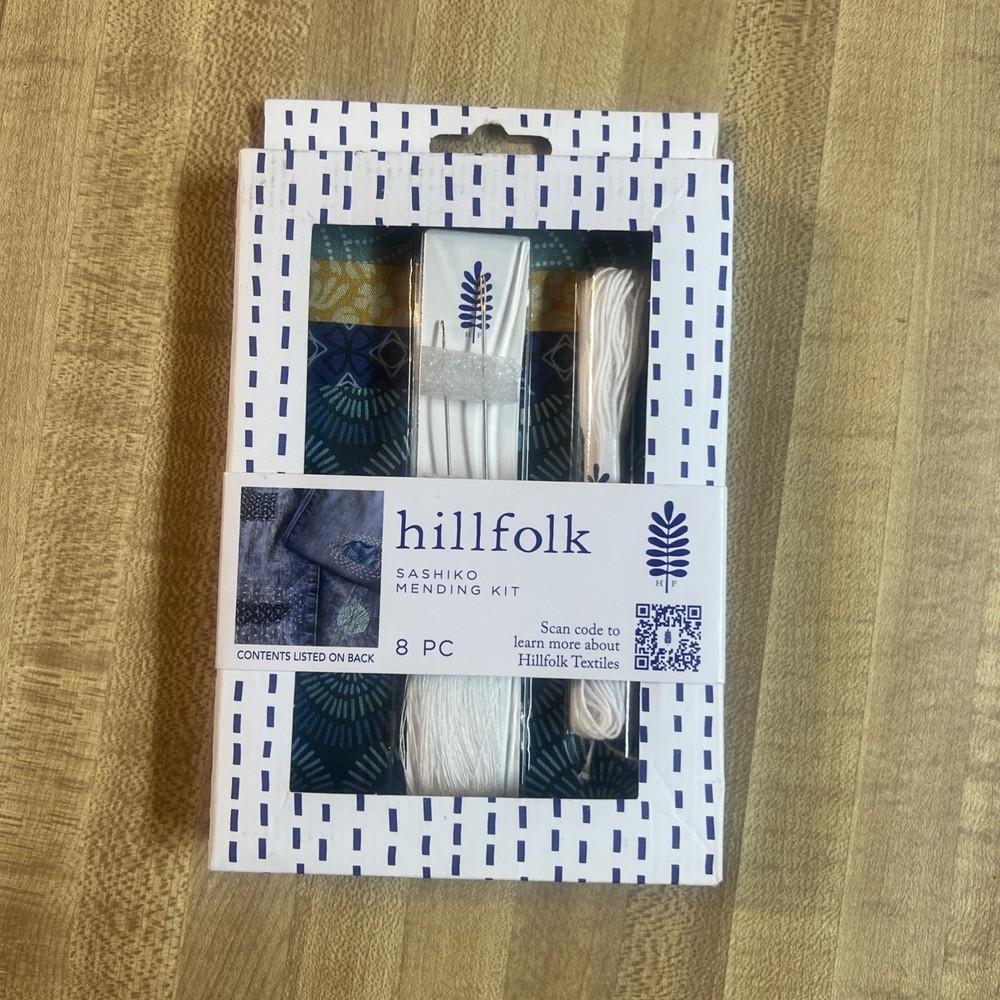 Hillfolk Sashiko Mending Kit 8pc. 72-70436