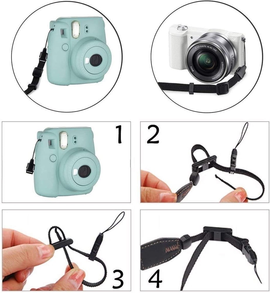 WANBY Camera Strap Canvas Neck Shoulder with Quick Release Buckles for...