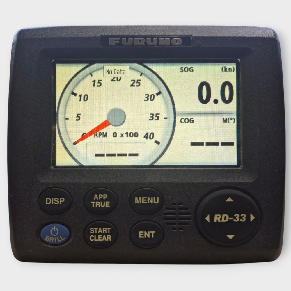 Furuno RD-33 NMEA 2000 Data Organizer Display w/ 2m N2k Drop Cable-Fully Tested