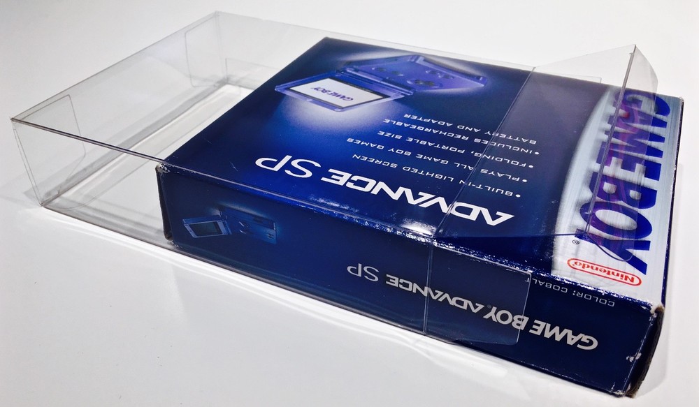 1 Box Protector For GAME BOY ADVANCE SP Console Boxes NTSC SIZE! Case Nintendo