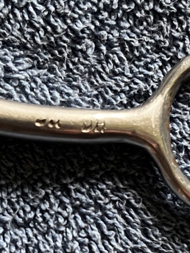 5” Don Hansen Handmade Western Solid Mouthpiece Bit Copper Roller Marked DH