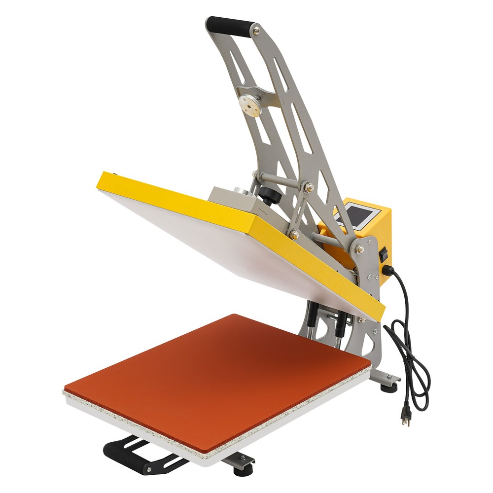 Clamshell Semi-Auto Open Heat Press Machine with Slide Out Function Heavy Duty