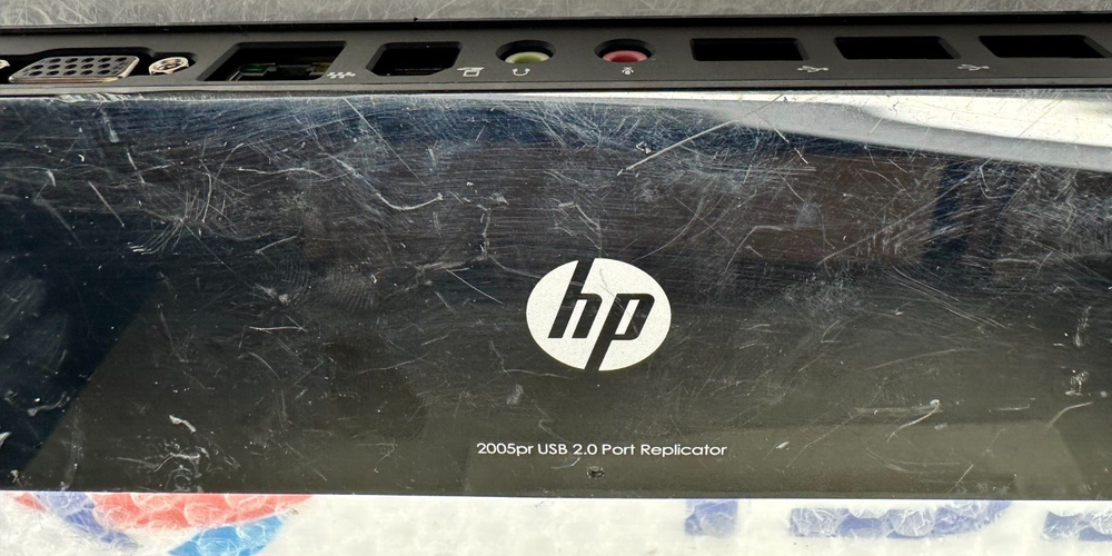 HP 2005pr USB 2.0 Port Replicator 681279-001