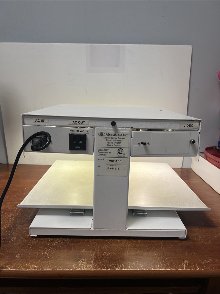 MagniSight Explorer Custom Focus Video Visual Magnifier Good Bulbs