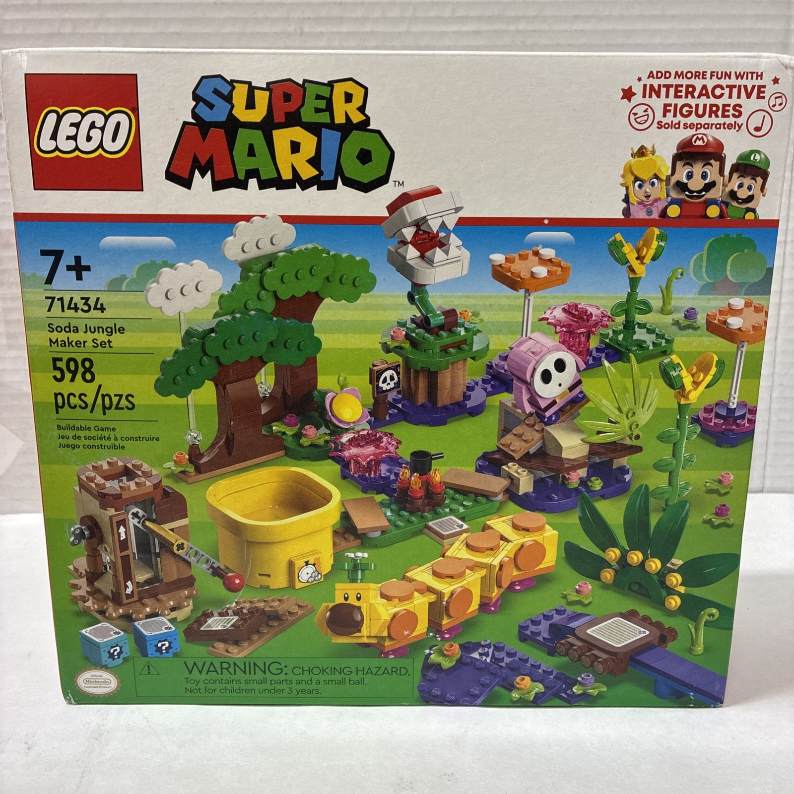 NIB LEGO Super Mario: Soda Jungle Maker Set (71434)