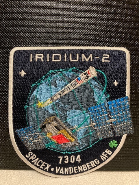 SpaceX Patch IRIDIUM-2- FALCON 9 Mission Patch for Satellite Launch Mission