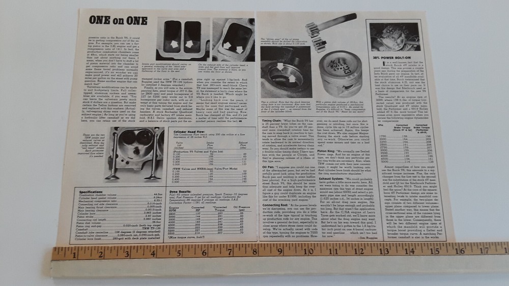 JIM RUGGLES BUICK V6 ORIGINAL 1983 ARTICLE