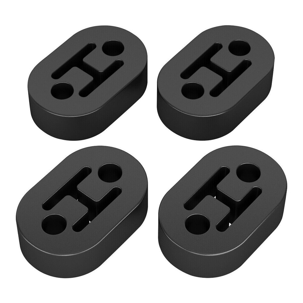 4PACK Heavy Duty Rubber Exhaust Tail Pipe Mount Bracket Hanger Bushing Insulator