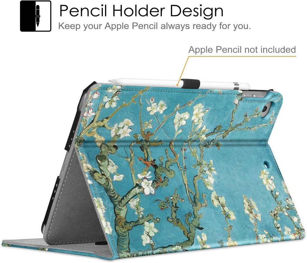 For iPad Mini 5 / 4 Multi-Angle Viewing Smart Case Folio Cover Auto Wake/Sleep