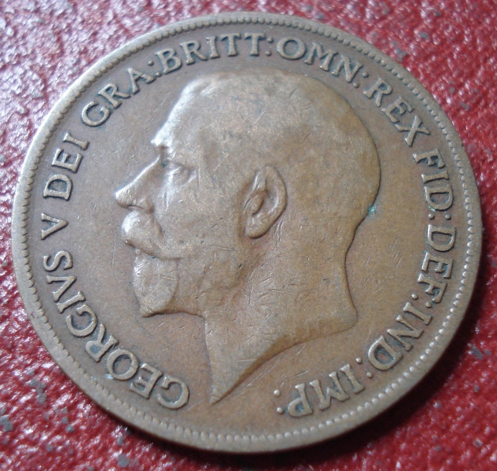 1920 BRITISH PENNY IN VG-FINE CONDITION