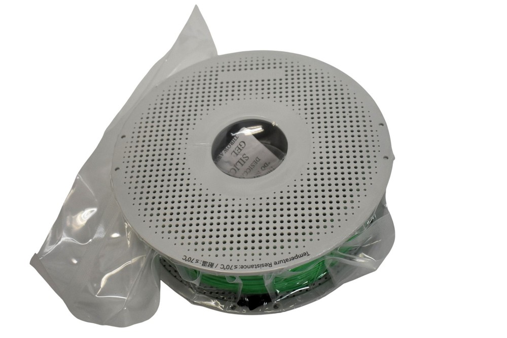 PLA Basic 3D Printer Filament Green Spool 1kg 190-230°C Temperature ≤70°C