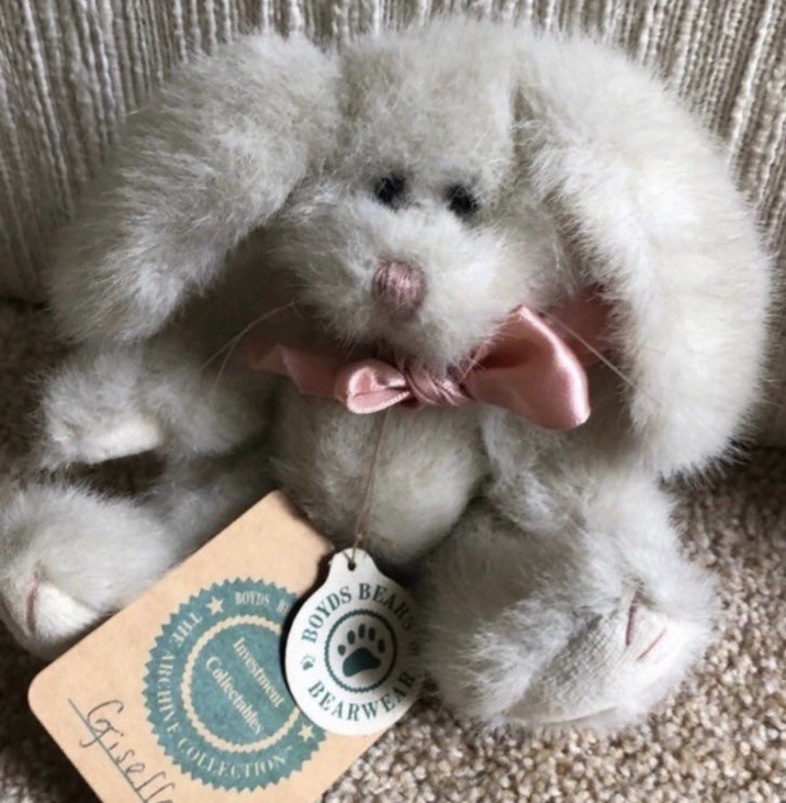 Boyd’s bears cream plush rabbit- Giselle