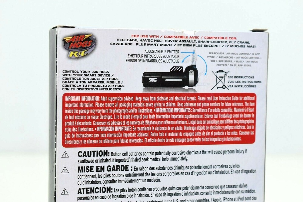 Air Hogs Link Remote Control Transmitter iOS Android Device RC Havoc Heli Cage