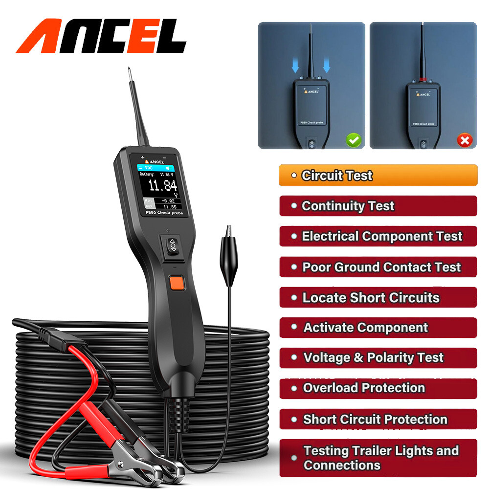 Car PowerScan Electrical Tester Power Probe Circuit Tester AVOmeter Diagnostic