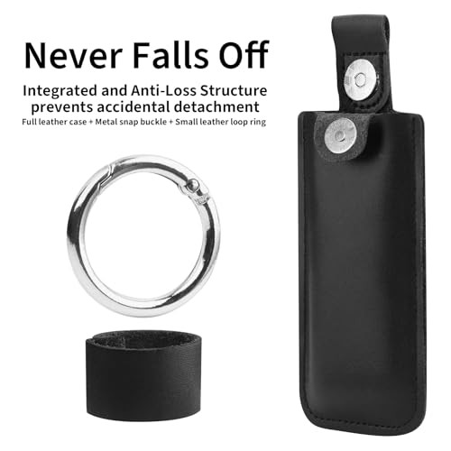 Microfiber Leather Solid State Flash Drive Case, Large USB Flash Drive Holder