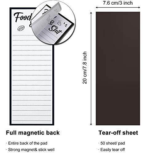 Magnetic List Notepad Funny Grocery List Pad Magnet Refrigerator Notepad with