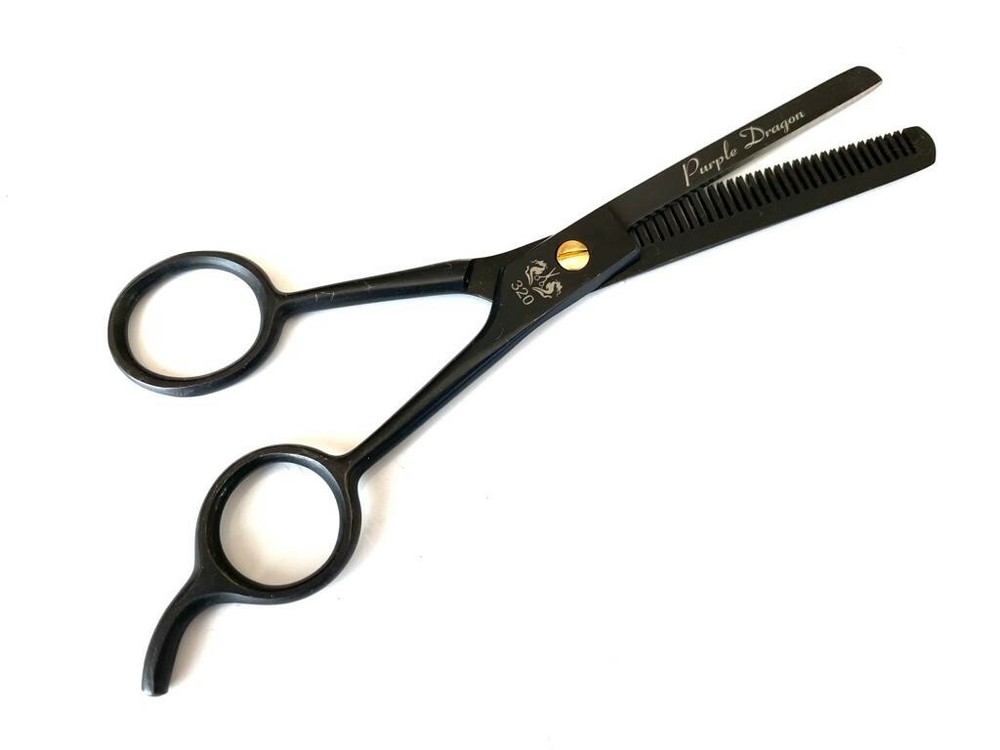 New 6.5" Single Edged Barber Thinning Shears Scissors
