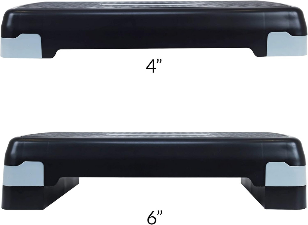 Adjustable Workout Aerobic Stepper Step Platform Trainer, 27-Inch, Multiple Colo