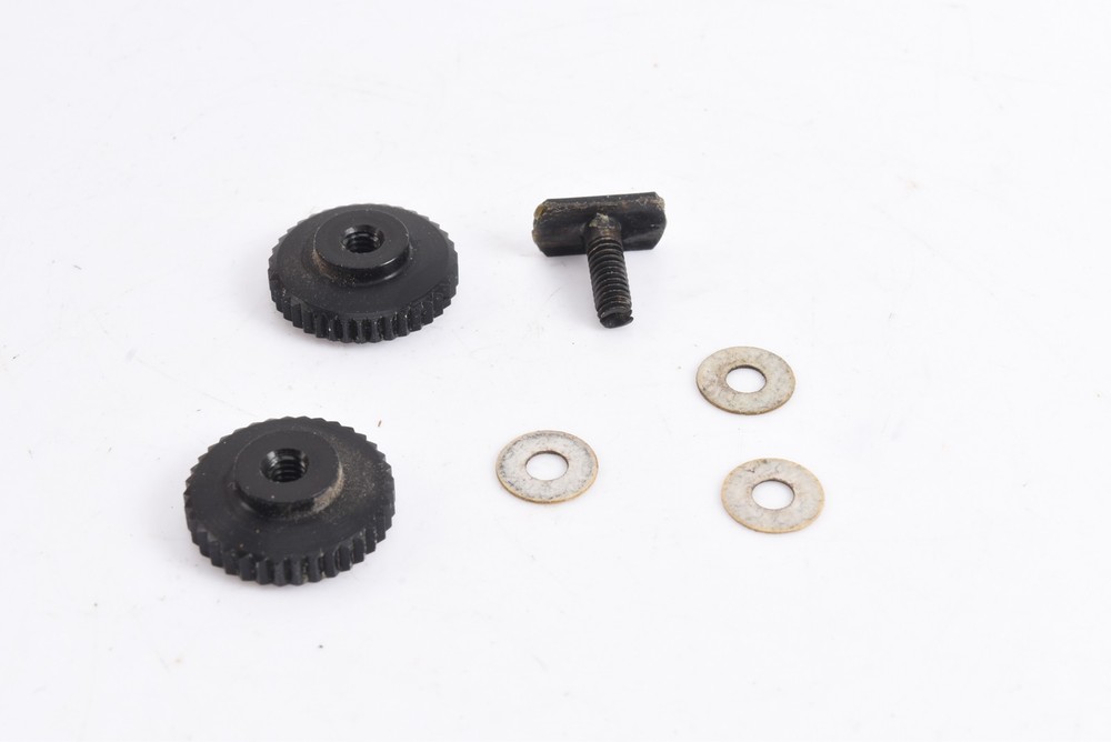 Graflex Super Graphic 4x5 Locking Knobs With 3 Washers and 1 Locking Stud V29