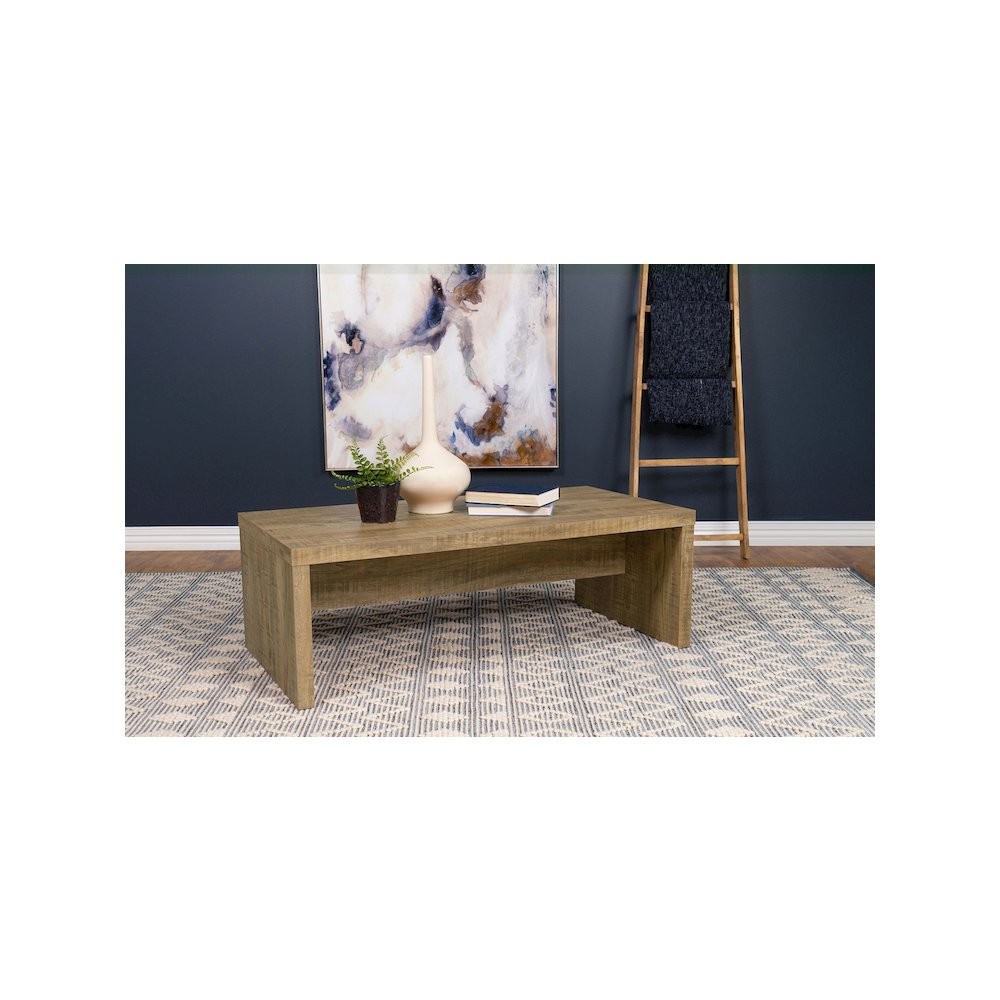 Lynette Rectangular Engineered Wood Coffee Table Mango