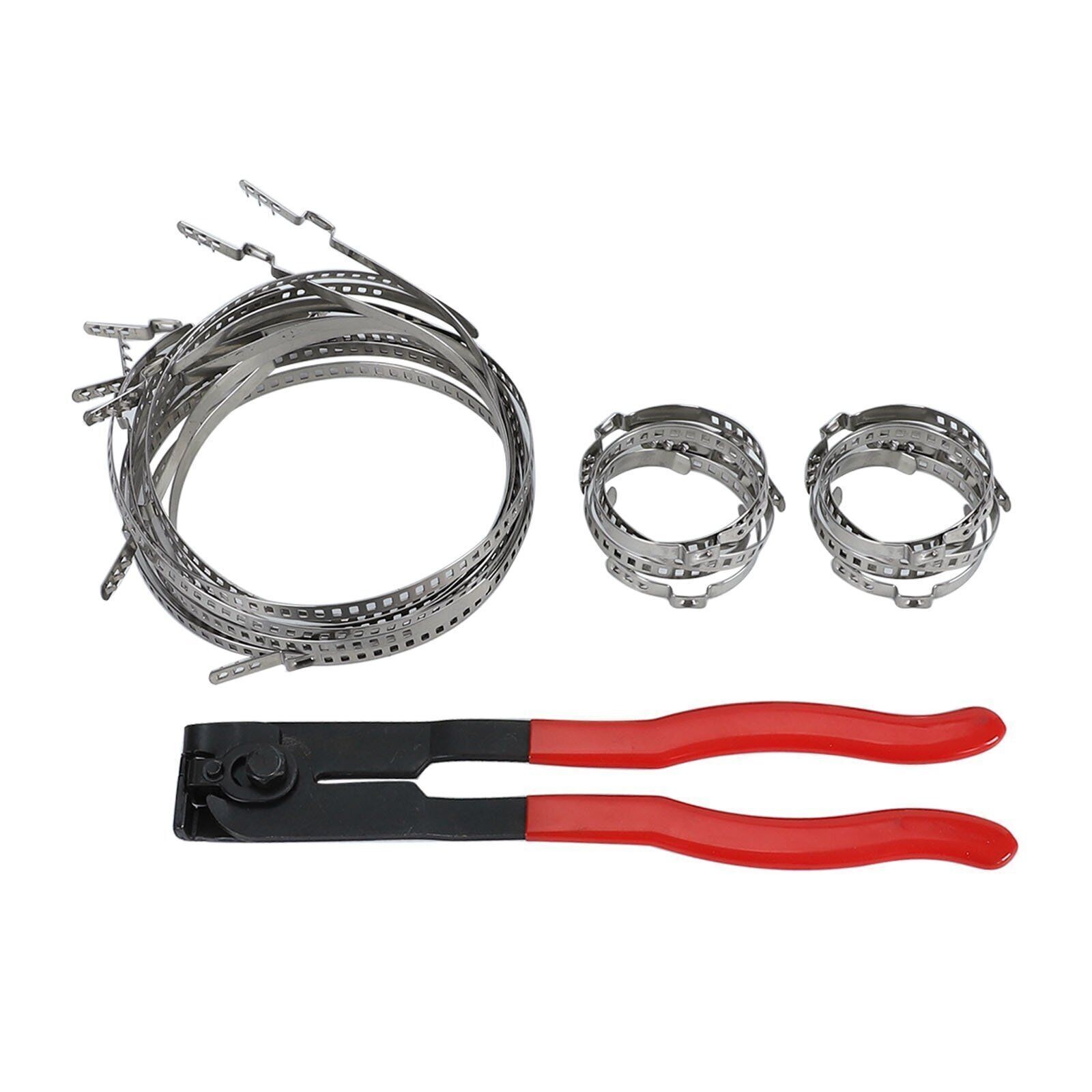 CV Joint Axle Boot Clamp Pliers Tool w/20 Crimp Bands Replace For Auto / ATV US