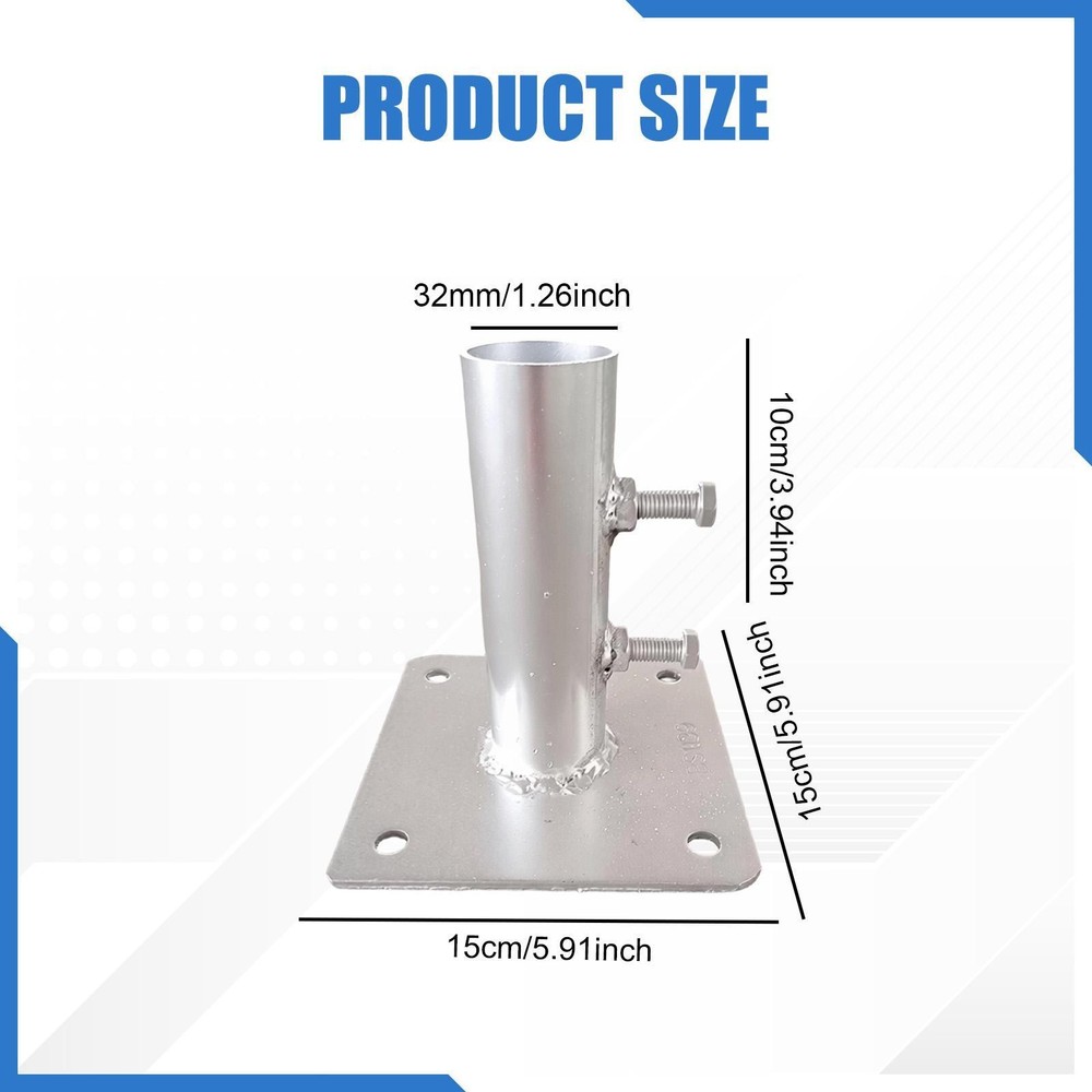 Scaffold Base Plate Easily Install Welded Construction Spare Part Accessory