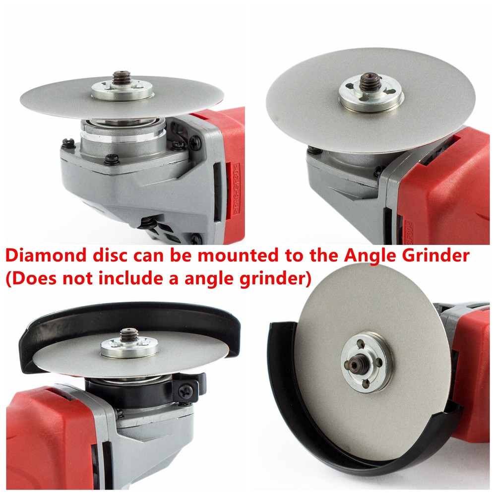 4" in Grit 80-3000 Diamond Grinding Discs Flat Lap Disk Lapidary Tools for Stone