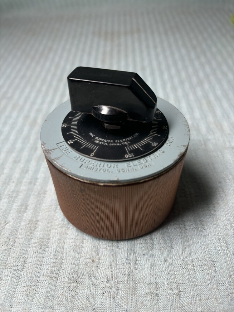 Superior Electric Powerstat 10B Variable Transformer From Operating Train Layout
