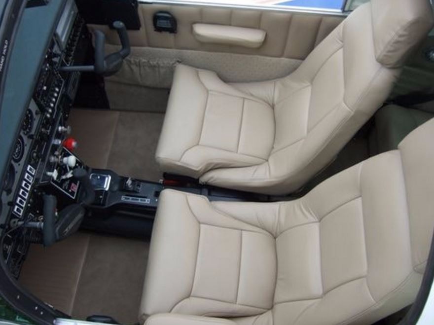 Grumman Tiger/Cheetah custom leather interior