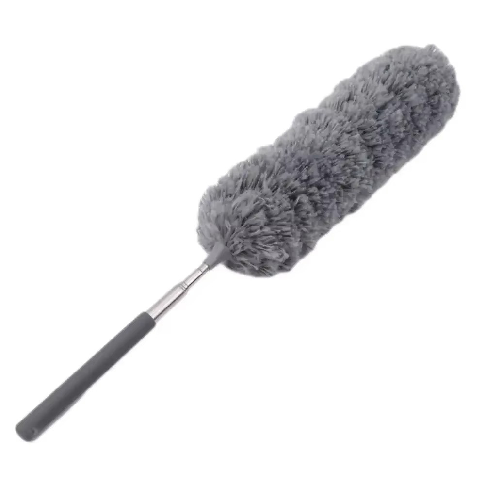 Microfiber & Cobweb Duster Cleaning Brush Ceiling Fan Cleaner Kit 1PCS  Gray