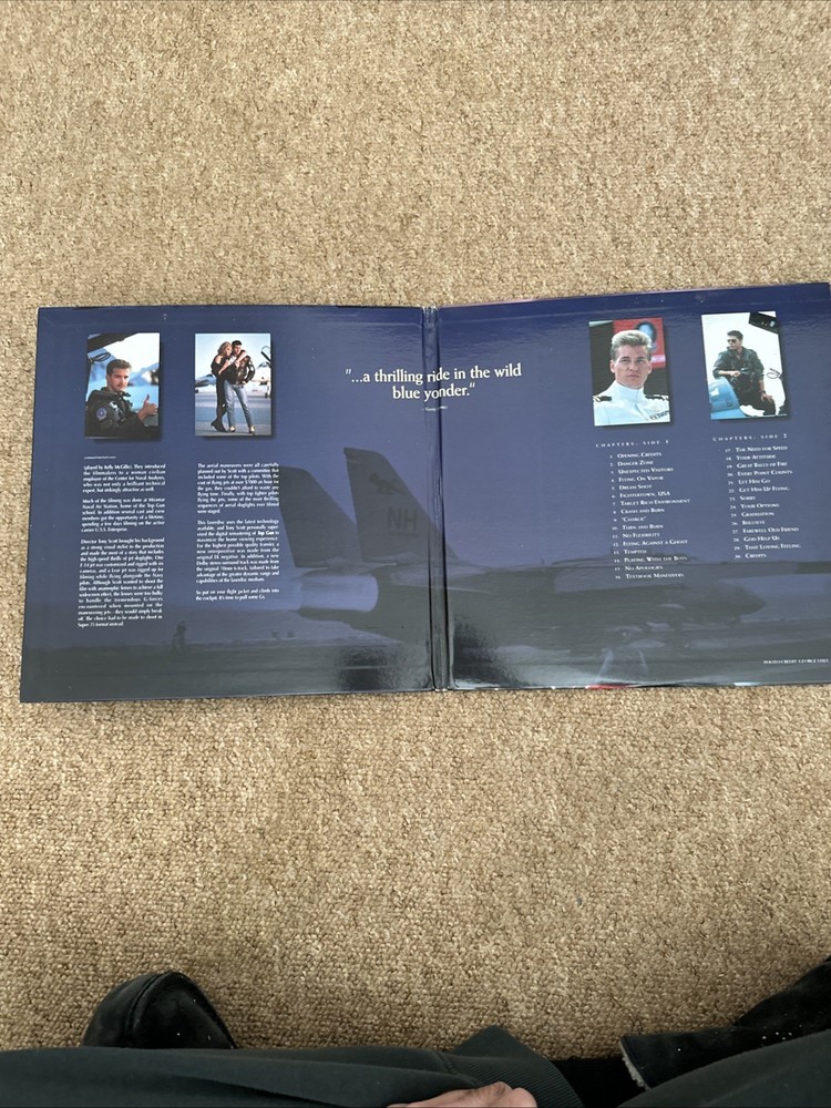 Top Gun (1995) Widescreen Laserdisc