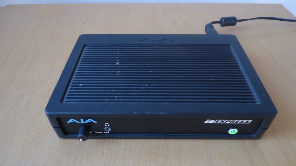 AJA Io Express portable HD/SD unit for file-based work flows