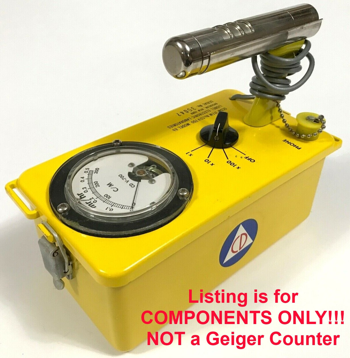 Rebuild/Repair Elec Component Kit for Lionel CD V-700 6B Geiger Counter CDV-700