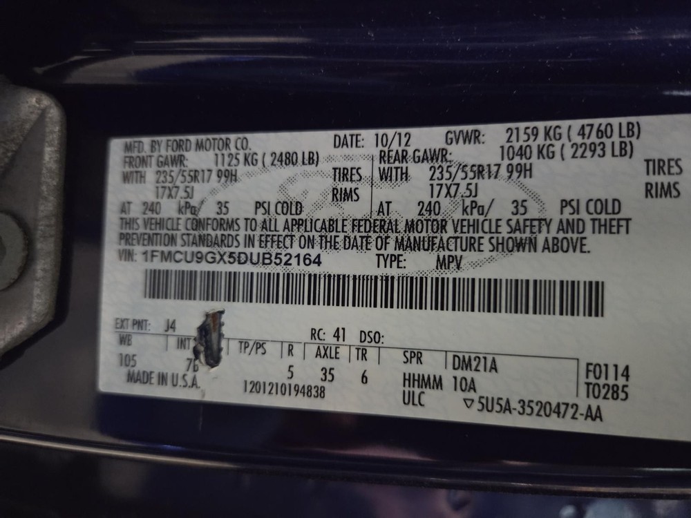 Used A/C Selector Switch fits: 2013 Ford Escape Front automatic temperature cont