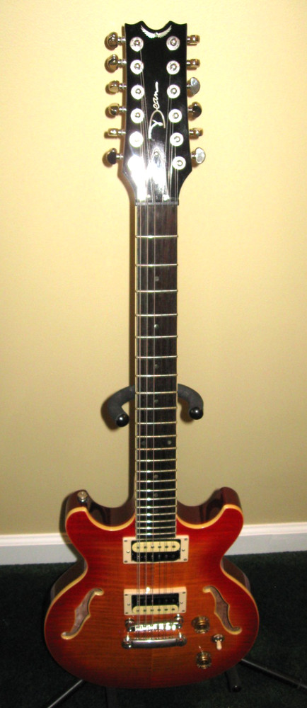 DEAN BOCCA 12 STRING ELETRIC GUITAR & HARDSHELL CASE