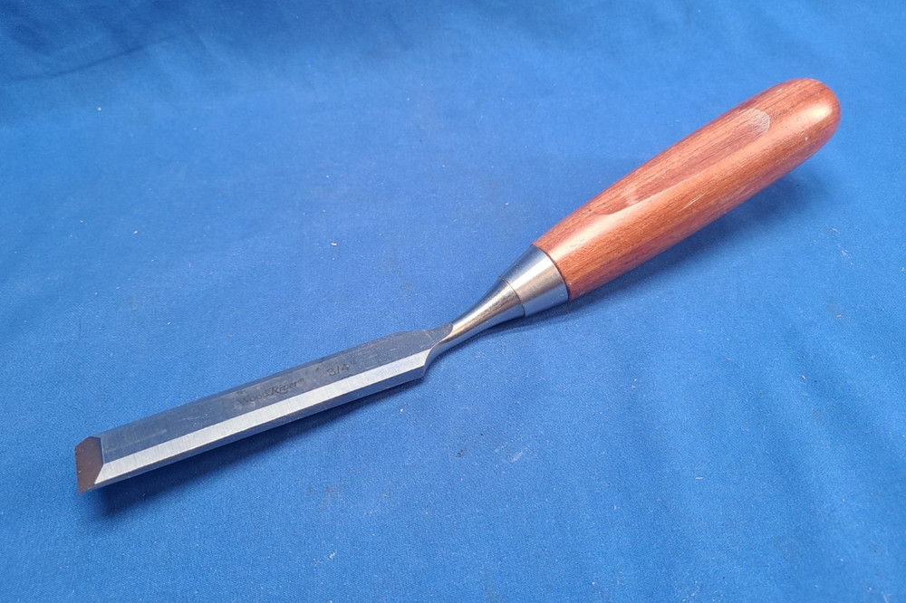 Wood River 3/4" Bent Paring Chisel Excellent CLEAN Sharp