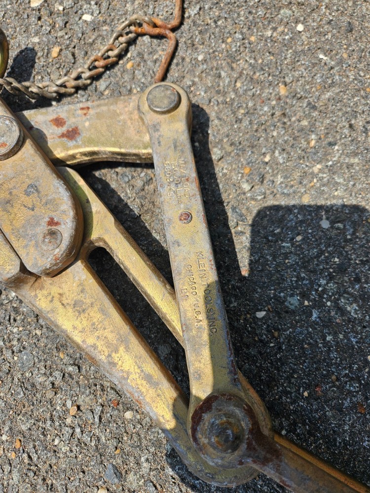 Klein Tools Grip Wire Cable Puller .75 - 1.00 Diameter 15000 Lbs
